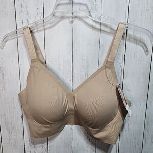 NWT Eby Women's "Only Bra" Nude Color SIZE L DD Adjustable Straps.